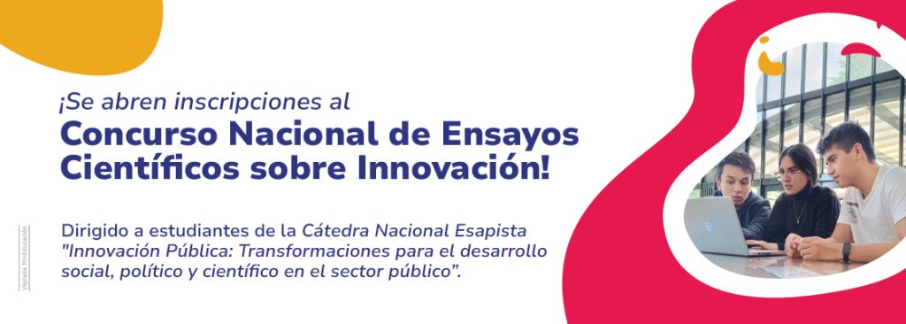 Se abren inscripciones al Concurso Nacional de Ensayos Científicos sobre Innovación. Lee más aquí: