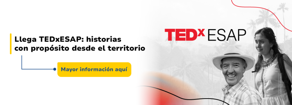 Llega TEDxESAP: historias con propósito desde el territorio