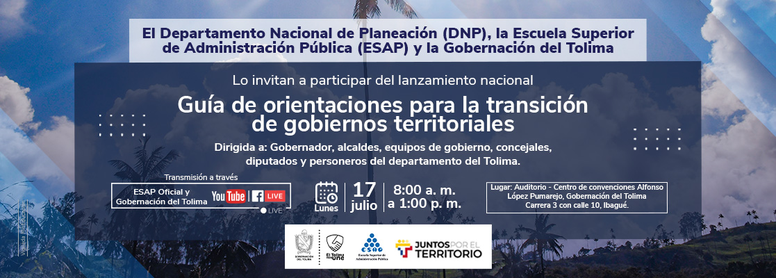 Orientación para la transición de gobiernos territoriales