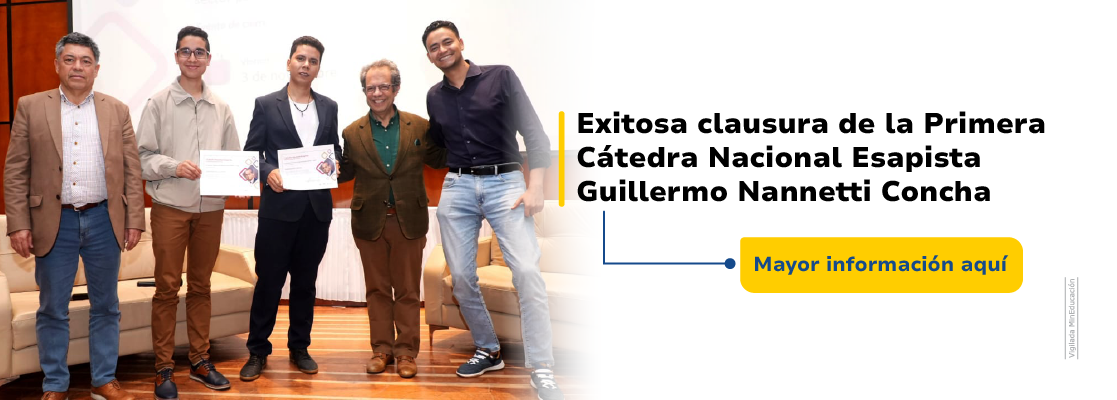Exitosa clausura de la Primera Cátedra Nacional Esapista Guillermo Nannetti Concha
