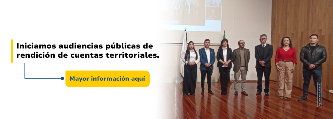 Iniciamos audiencias públicas de rendición de cuentas territoriales