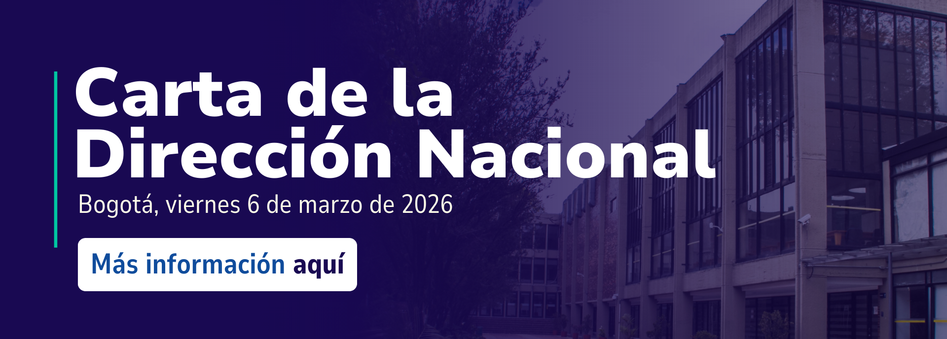 Carta de la Dirección Nacional