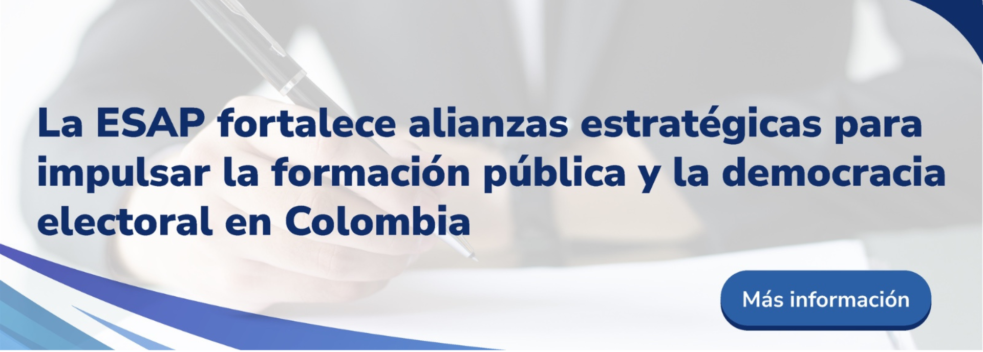 La ESAP fortalece alianzas estratégicas para impulsar la formación pública y la democracia electoral en Colombia
