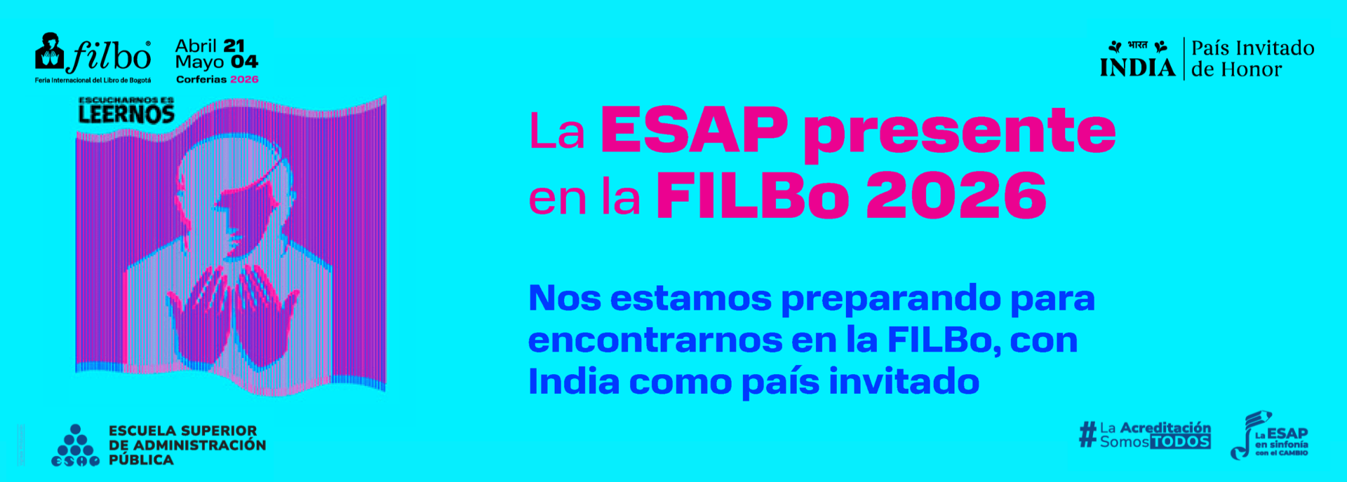 Administración pública, paz y territorio: el aporte editorial de la ESAP a la FILBo 2026