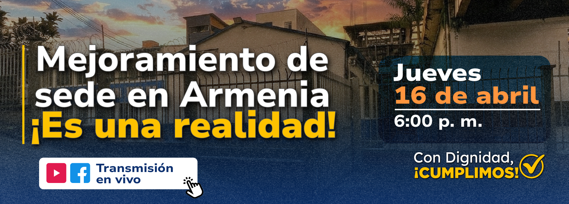 Mejoramiento de sede en Armenia ¡Es una realidad!