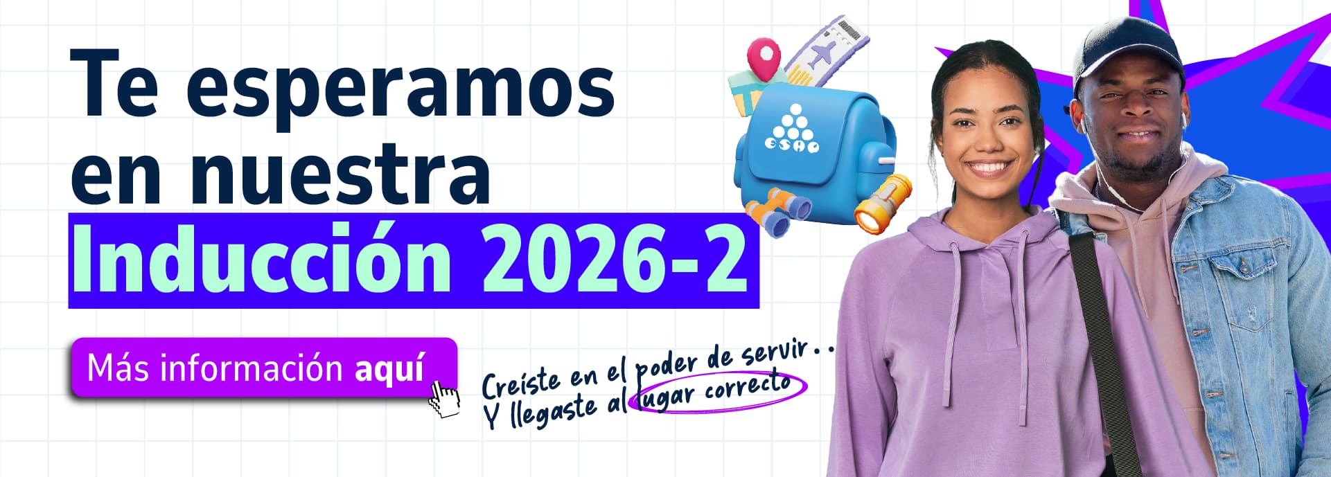 ¡Bienvenidos y bienvenidas a la ESAP! Esta es nuestra agenda de inducción para esapistas que llegan en 2026-2 ¡Bienvenidos y bienvenidas a la ESAP! Esta es nuestra agenda de inducción para esapistas que llegan en 2026-2