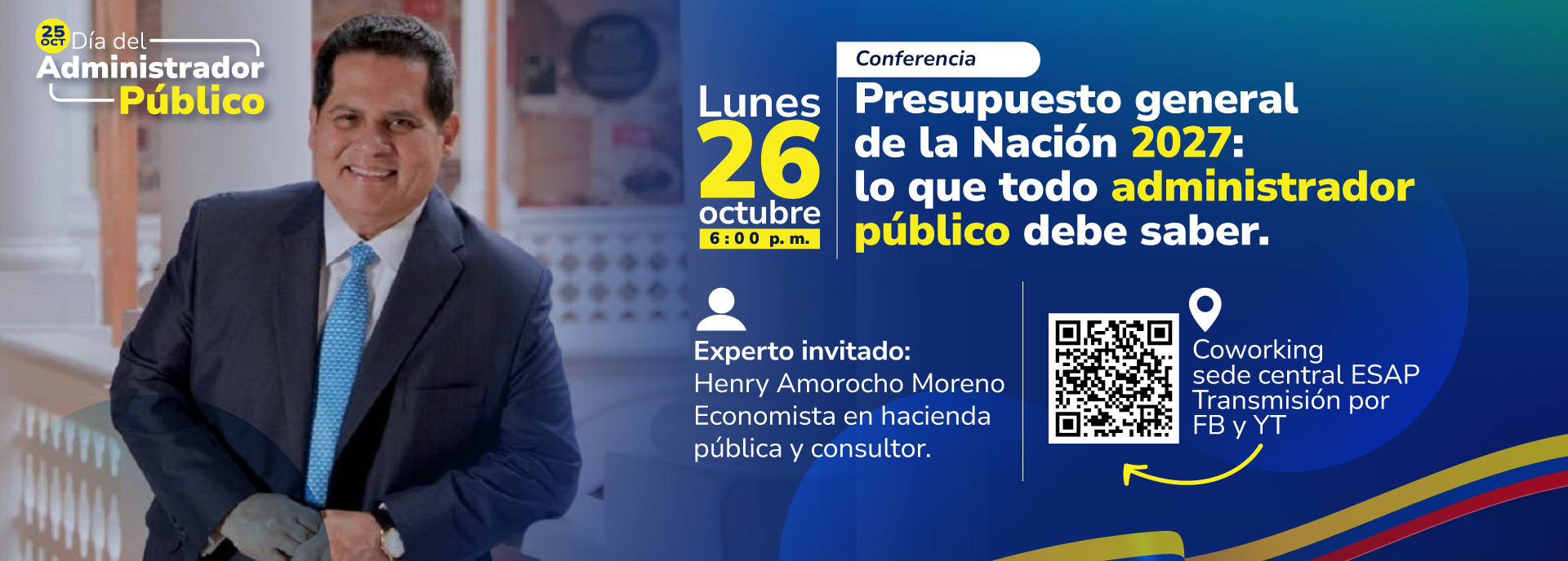 Conmemoramos día del Administrador Público con espacio de reflexión sobre finanzas públicas