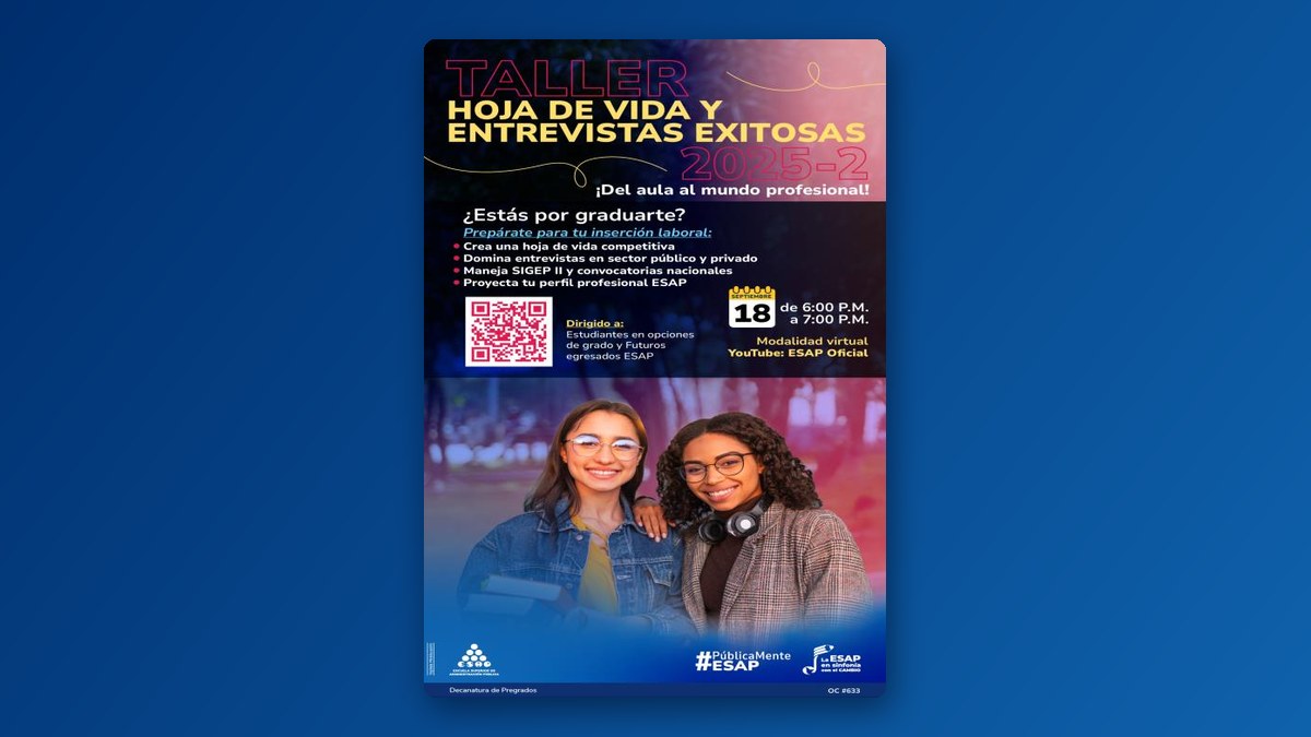 Pieza gráfica del evento Hoja de vida y entrevistas exitosas
