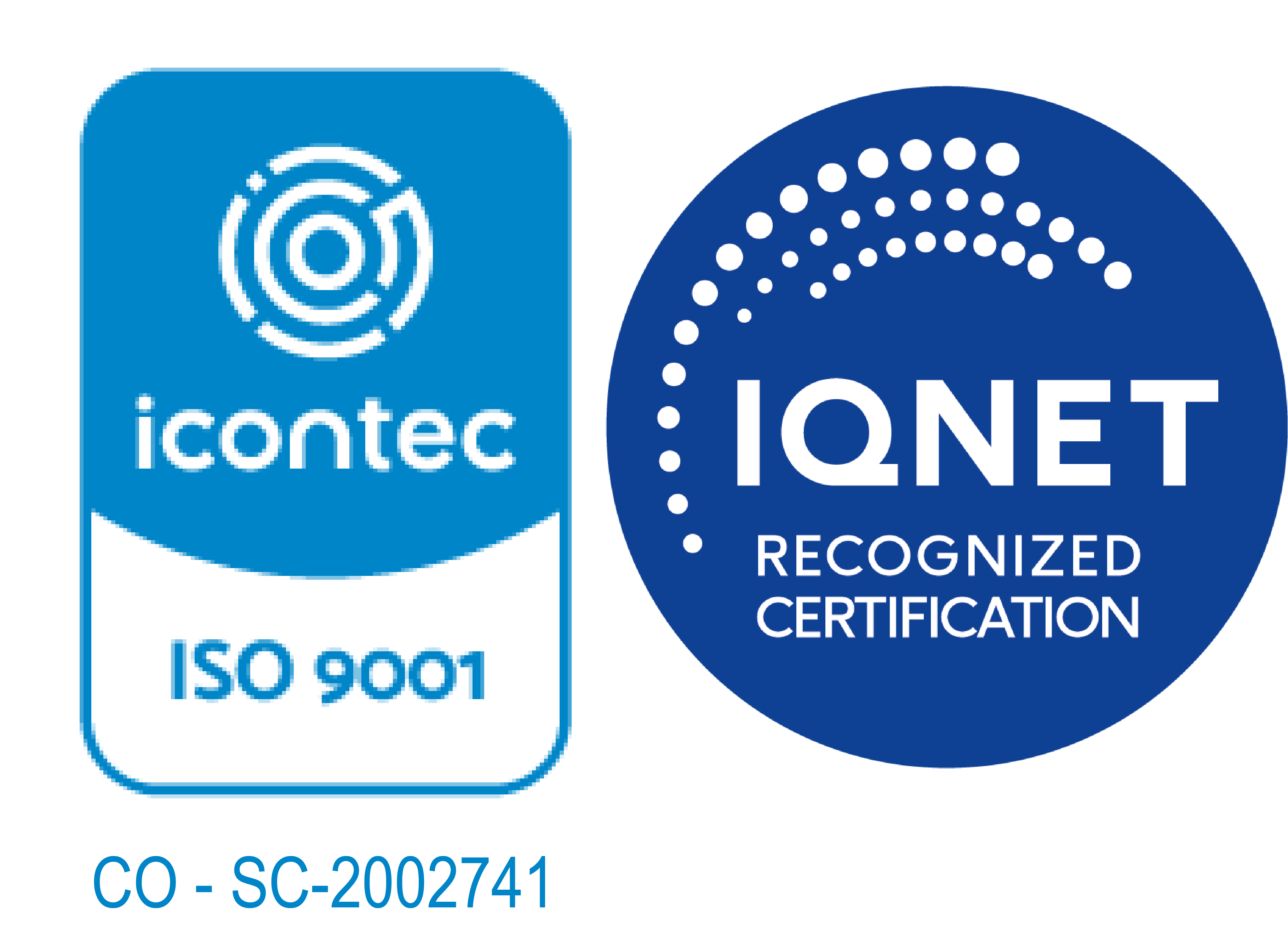 Sello ICONTEC ISO 9001